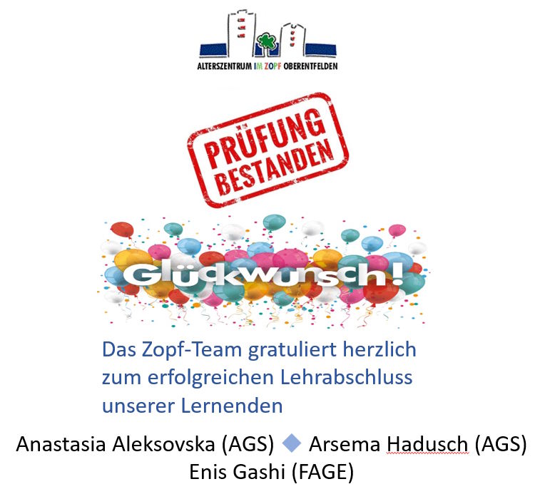 Erfolgreiche Berufsabschlüsse